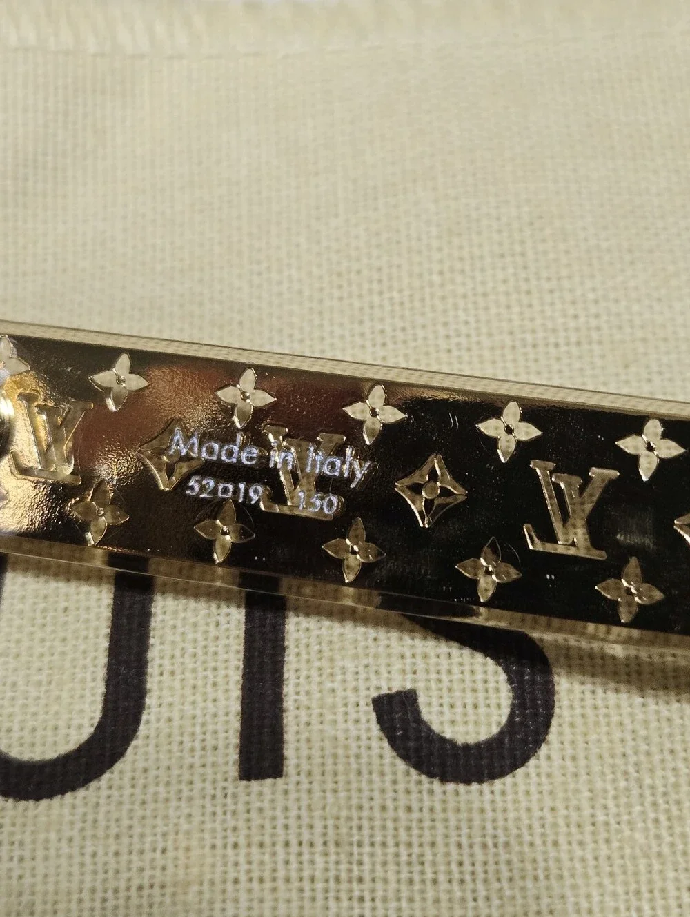 Louis Vuitton Gold Monogram Frame Sunglasses 5295 LIKE NEW